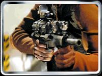 antique machine gun